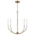 VISUAL COMFORT & CO., GREENWICH FIVE LIGHT CHANDELIER, CHANDELIER LIGHT