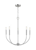 VISUAL COMFORT STUDIO, GREENWICH FIVE LIGHT CHANDELIER, CHANDELIER LIGHT