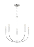 VISUAL COMFORT & CO., GREENWICH FIVE LIGHT CHANDELIER, CHANDELIER LIGHT