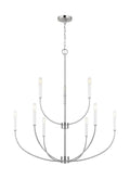 VISUAL COMFORT STUDIO, GREENWICH NINE LIGHT CHANDELIER, CHANDELIER LIGHT