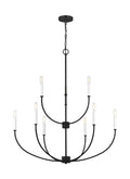 VISUAL COMFORT STUDIO, GREENWICH NINE LIGHT CHANDELIER, CHANDELIER LIGHT