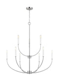 VISUAL COMFORT STUDIO, GREENWICH NINE LIGHT CHANDELIER, CHANDELIER LIGHT