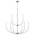 VISUAL COMFORT STUDIO, GREENWICH NINE LIGHT CHANDELIER, CHANDELIER LIGHT