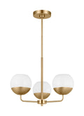 VISUAL COMFORT & CO., ALVIN THREE LIGHT CHANDELIER, CHANDELIER LIGHT