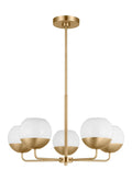 VISUAL COMFORT & CO., ALVIN FIVE LIGHT CHANDELIER, CHANDELIER LIGHT