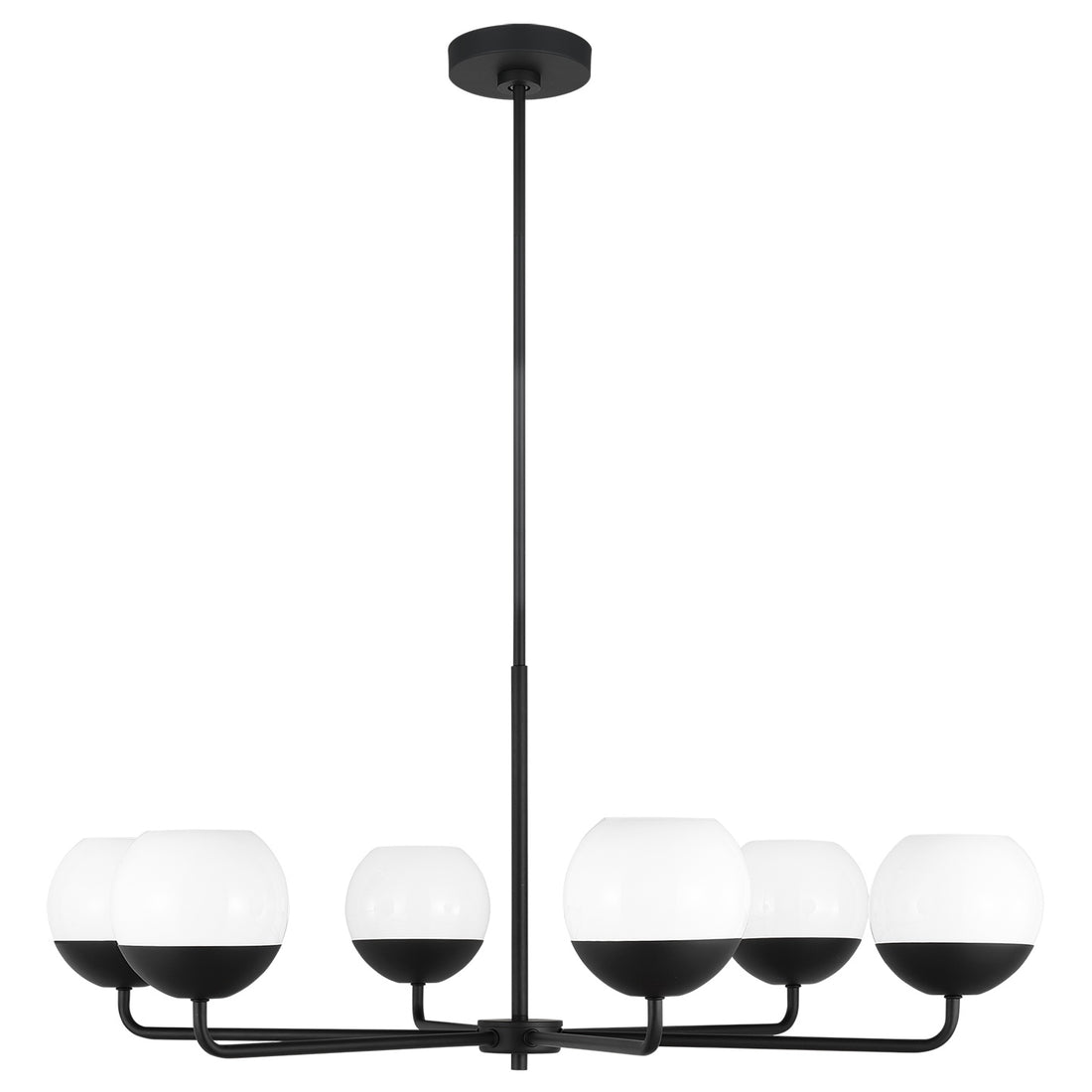 VISUAL COMFORT & CO., ALVIN SIX LIGHT CHANDELIER, CHANDELIER LIGHT