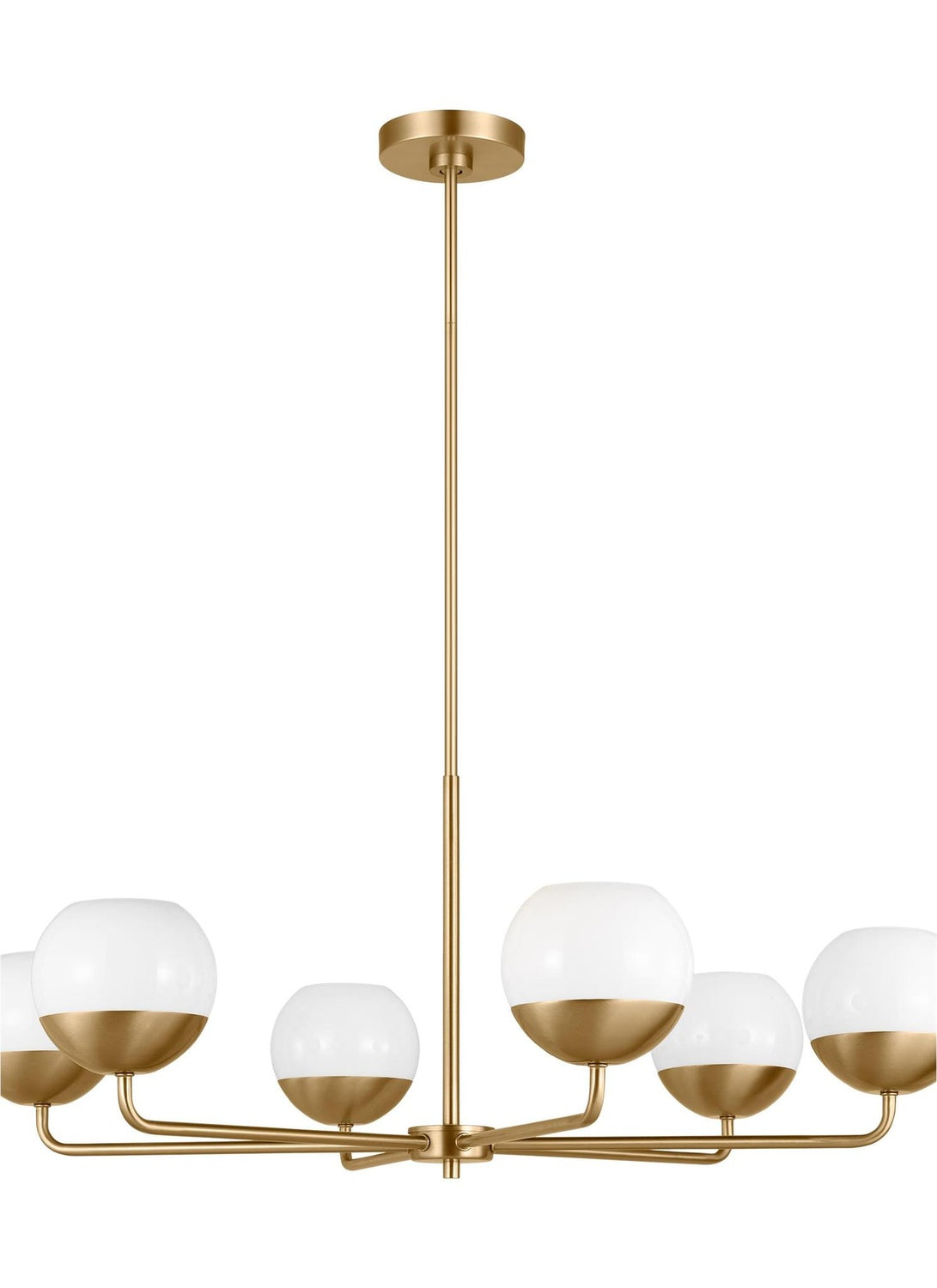 VISUAL COMFORT STUDIO, ALVIN SIX LIGHT CHANDELIER, CHANDELIER LIGHT