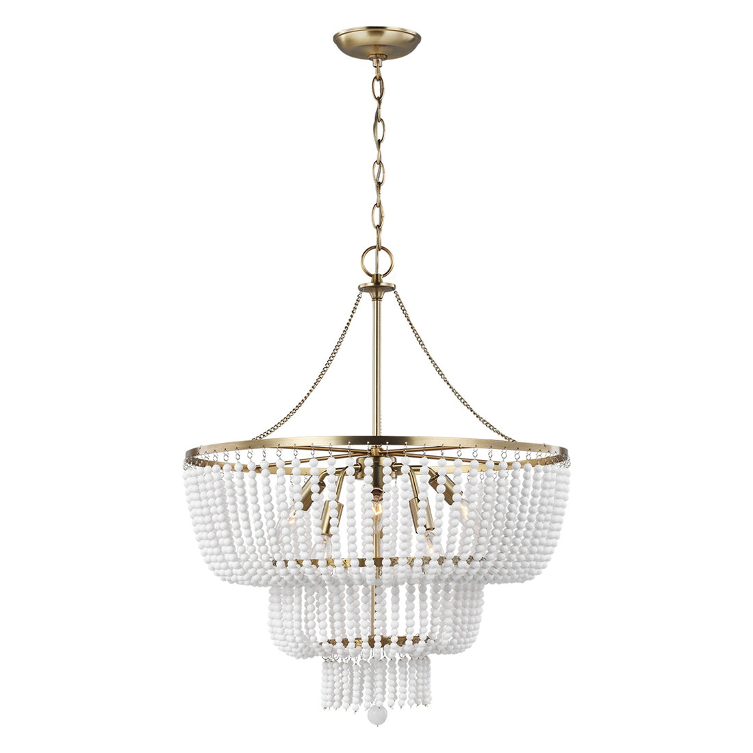 VISUAL COMFORT & CO., JACKIE SIX LIGHT CHANDELIER, CHANDELIER LIGHT