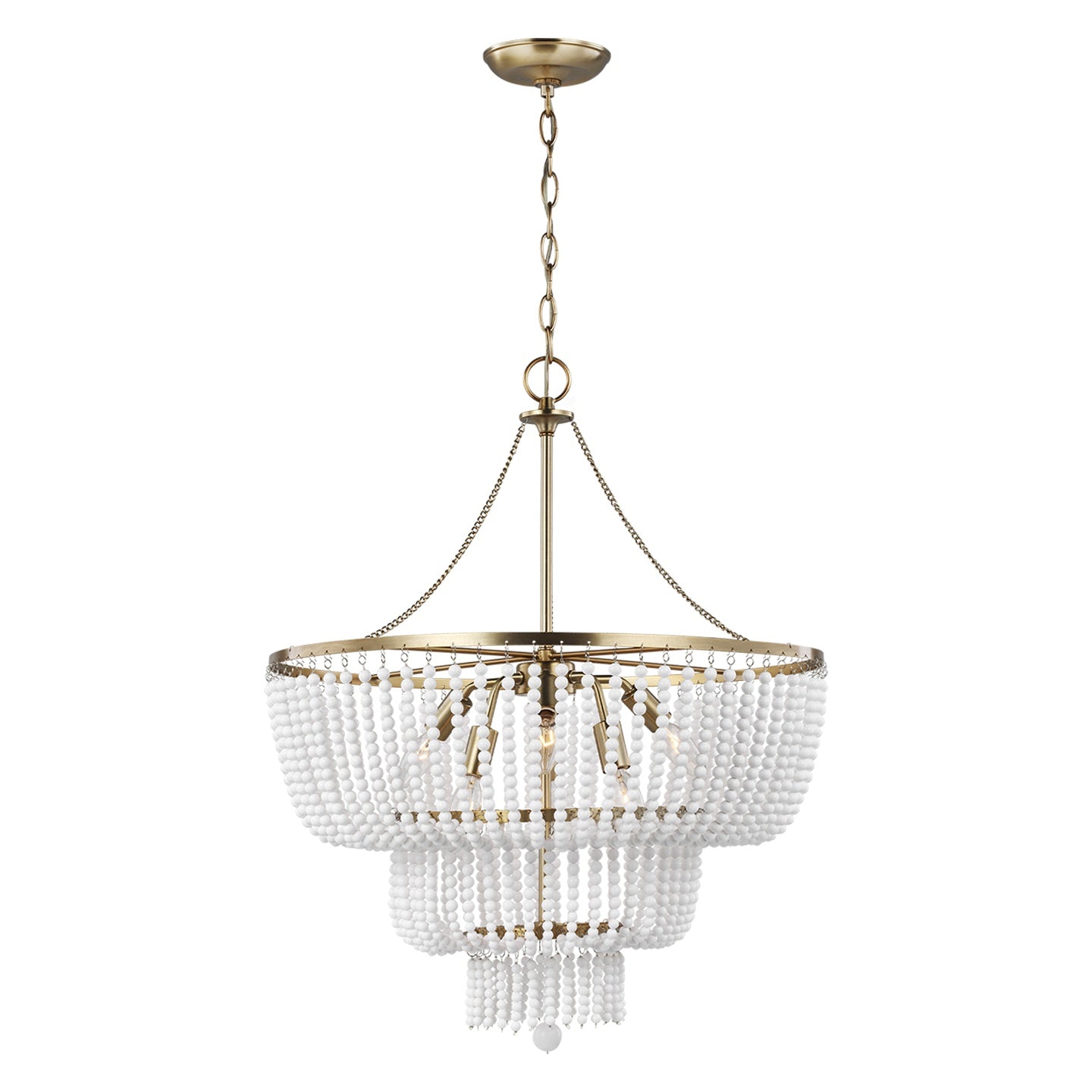VISUAL COMFORT & CO., JACKIE SIX LIGHT CHANDELIER, CHANDELIER LIGHT