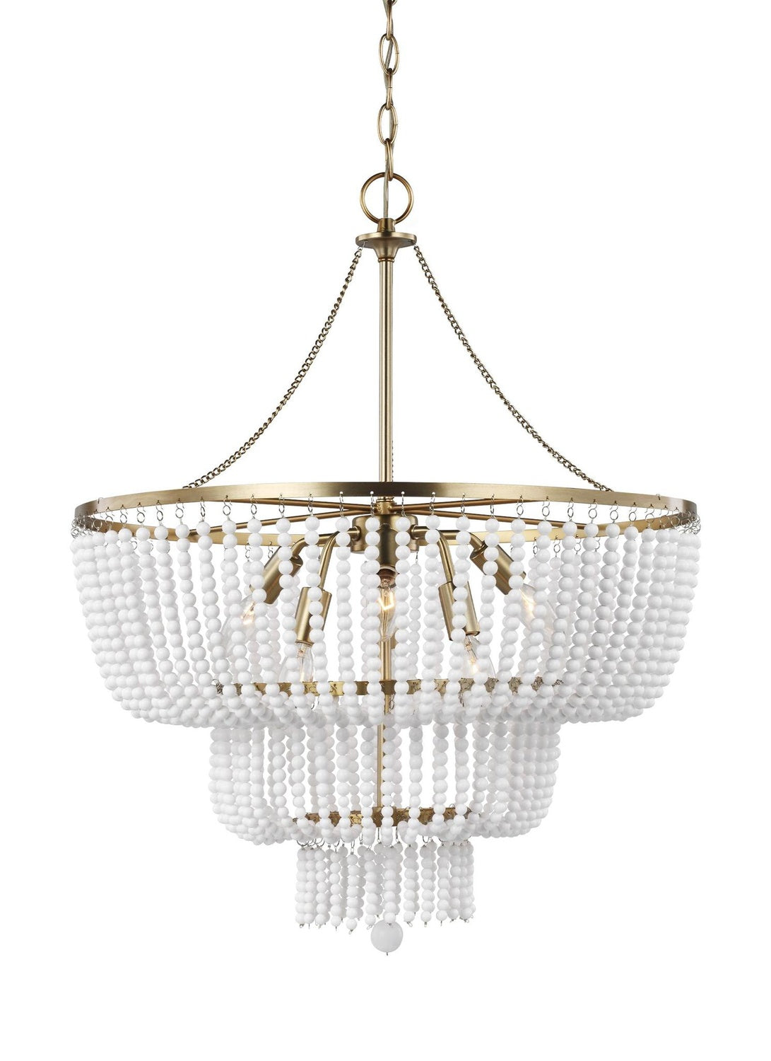 VISUAL COMFORT & CO., JACKIE SIX LIGHT CHANDELIER, CHANDELIER LIGHT