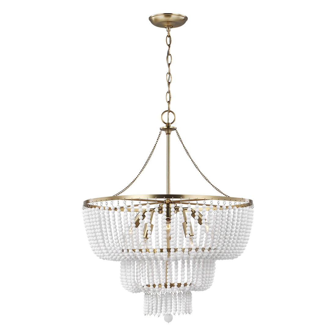 VISUAL COMFORT STUDIO, JACKIE SIX LIGHT CHANDELIER, CHANDELIER LIGHT