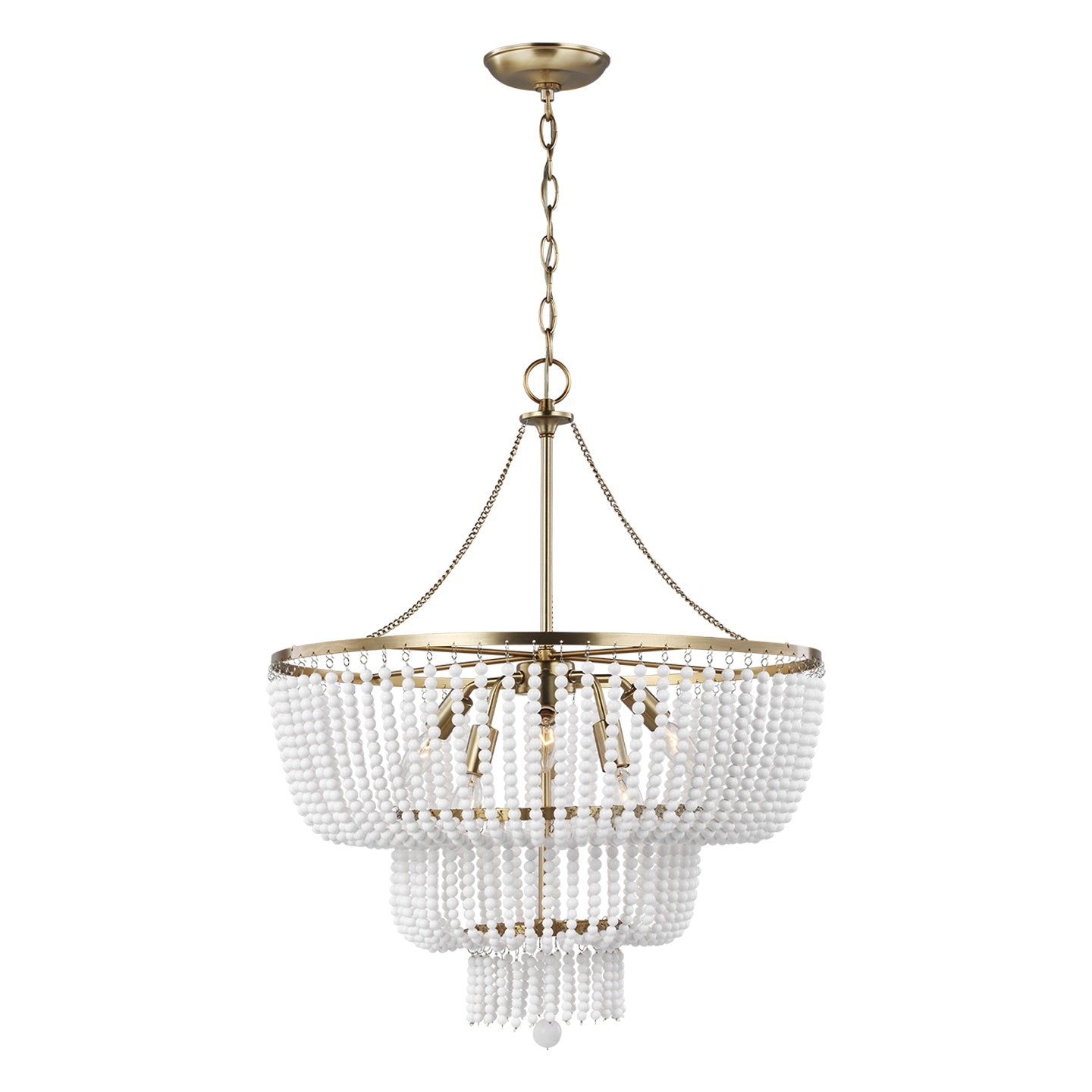 VISUAL COMFORT STUDIO, JACKIE SIX LIGHT CHANDELIER, CHANDELIER LIGHT