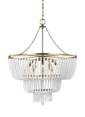VISUAL COMFORT & CO., JACKIE SIX LIGHT CHANDELIER, CHANDELIER LIGHT