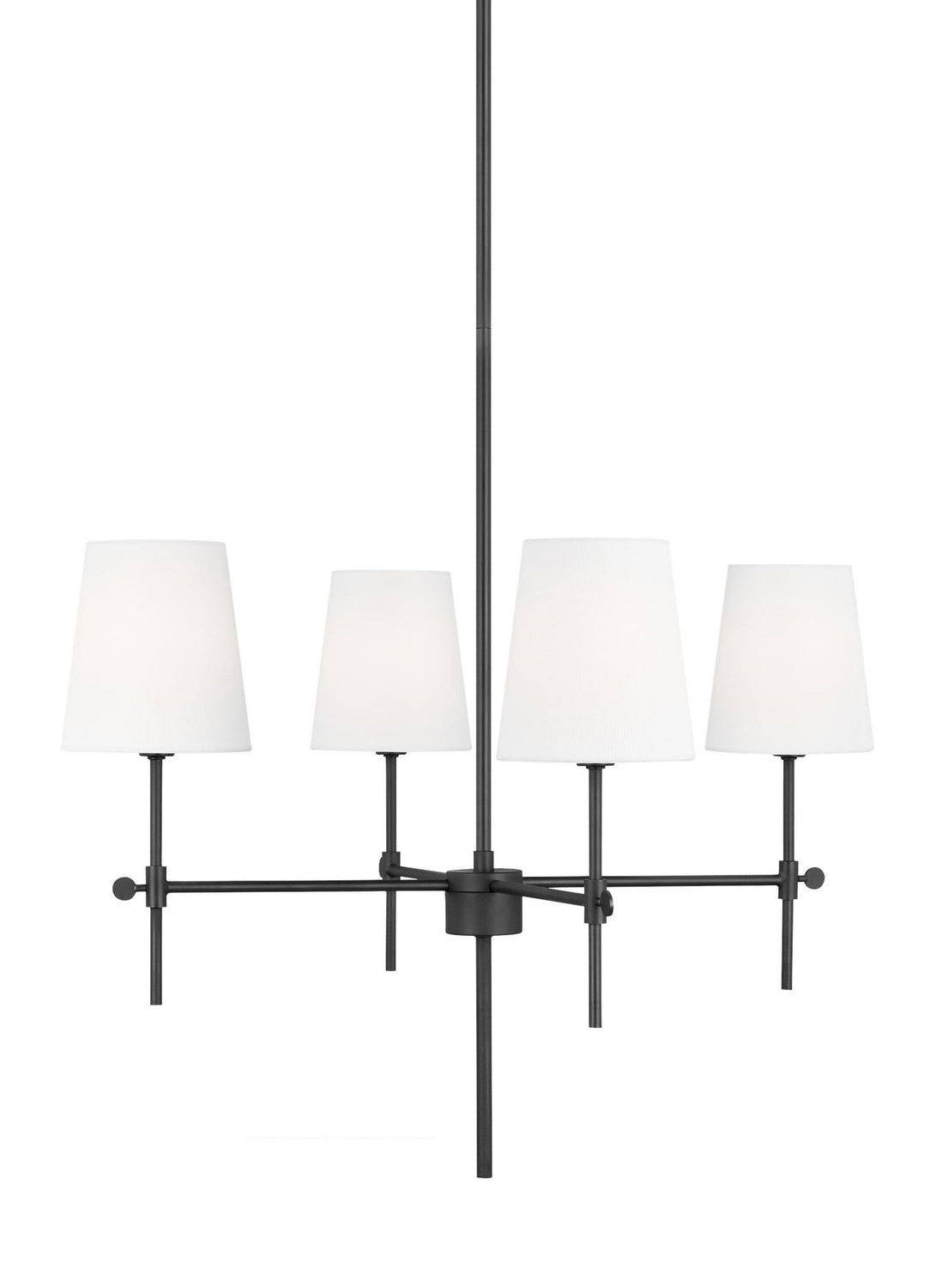 VISUAL COMFORT & CO., BAKER FOUR LIGHT CHANDELIER, CHANDELIER LIGHT