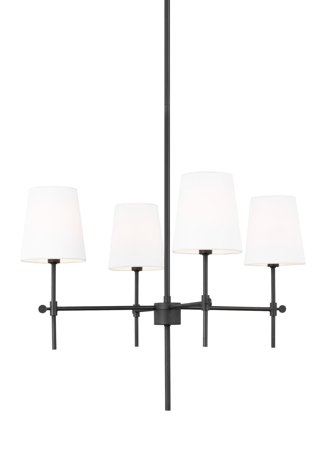 VISUAL COMFORT & CO., BAKER FOUR LIGHT CHANDELIER, CHANDELIER LIGHT