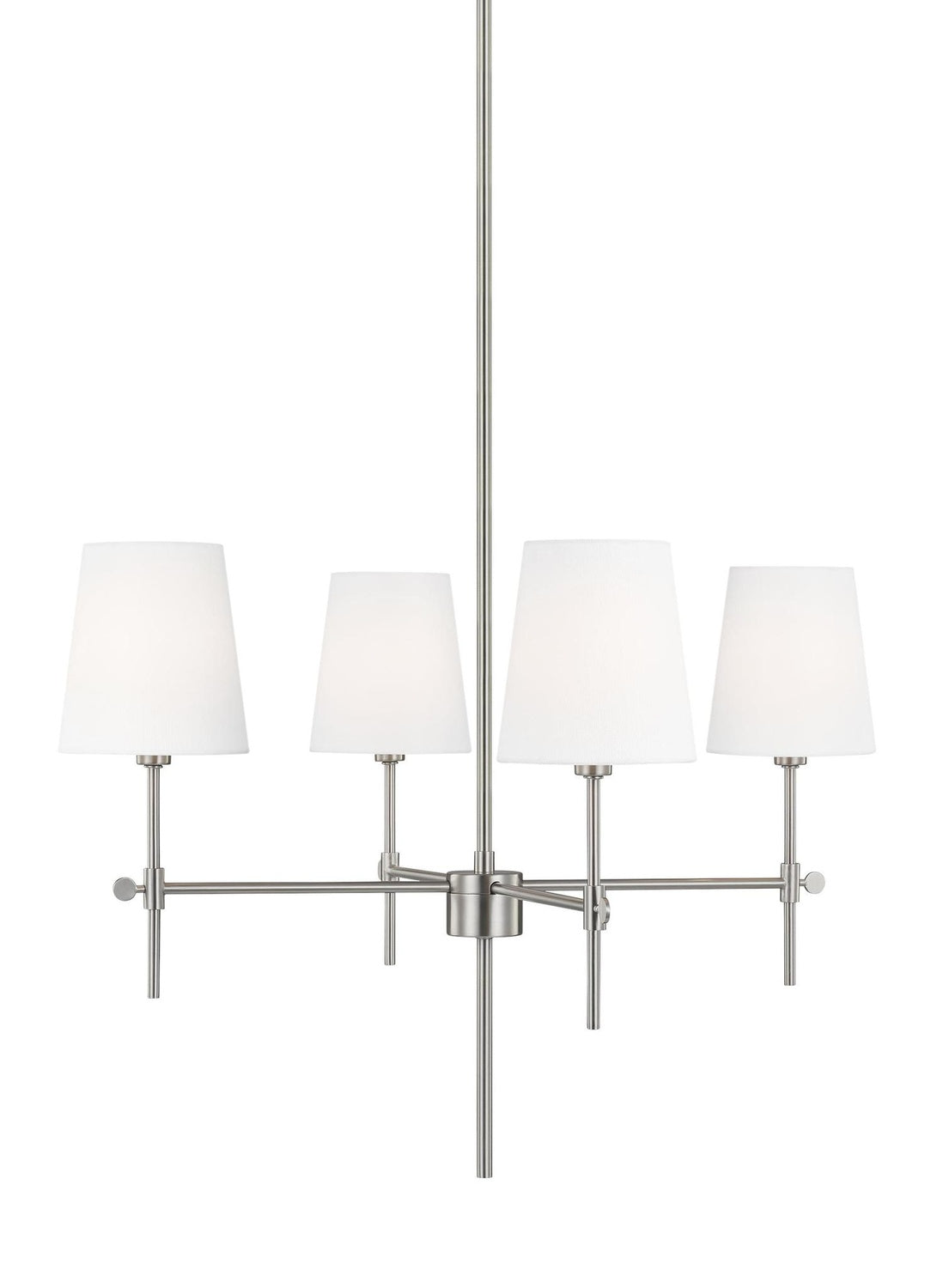 VISUAL COMFORT & CO., BAKER FOUR LIGHT CHANDELIER, CHANDELIER LIGHT