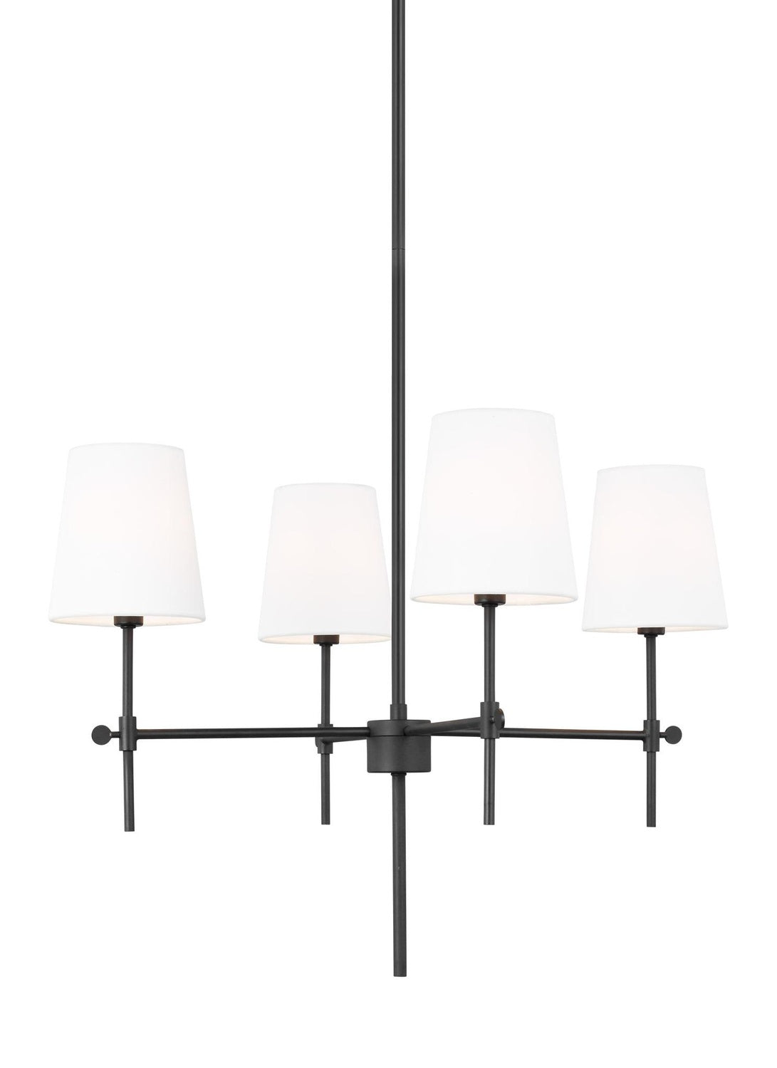 VISUAL COMFORT STUDIO, BAKER FOUR LIGHT CHANDELIER, CHANDELIER LIGHT