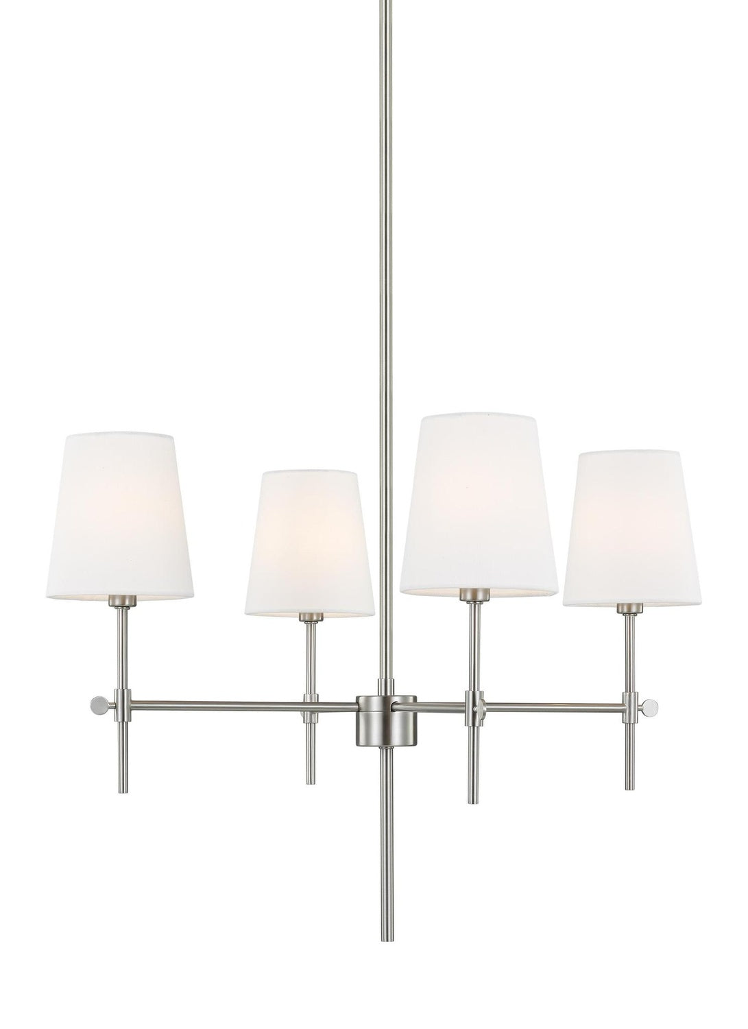 VISUAL COMFORT & CO., BAKER FOUR LIGHT CHANDELIER, CHANDELIER LIGHT