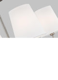 VISUAL COMFORT & CO., BAKER FOUR LIGHT CHANDELIER, CHANDELIER LIGHT