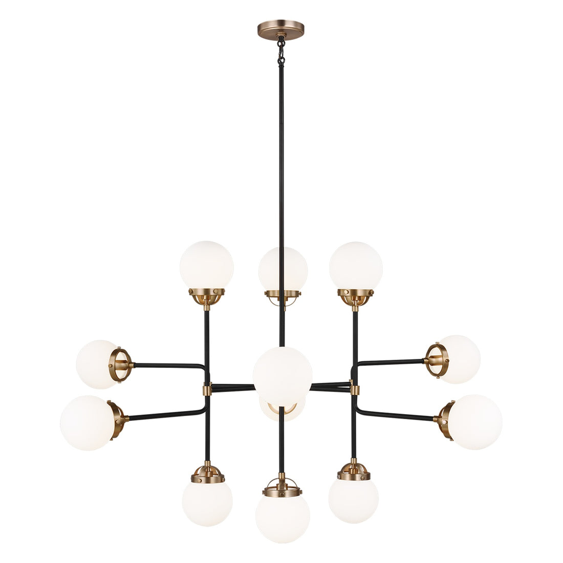 VISUAL COMFORT & CO., CAFE TWELVE LIGHT CHANDELIER, CHANDELIER LIGHT