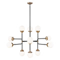 VISUAL COMFORT STUDIO, CAFE TWELVE LIGHT CHANDELIER, CHANDELIER LIGHT