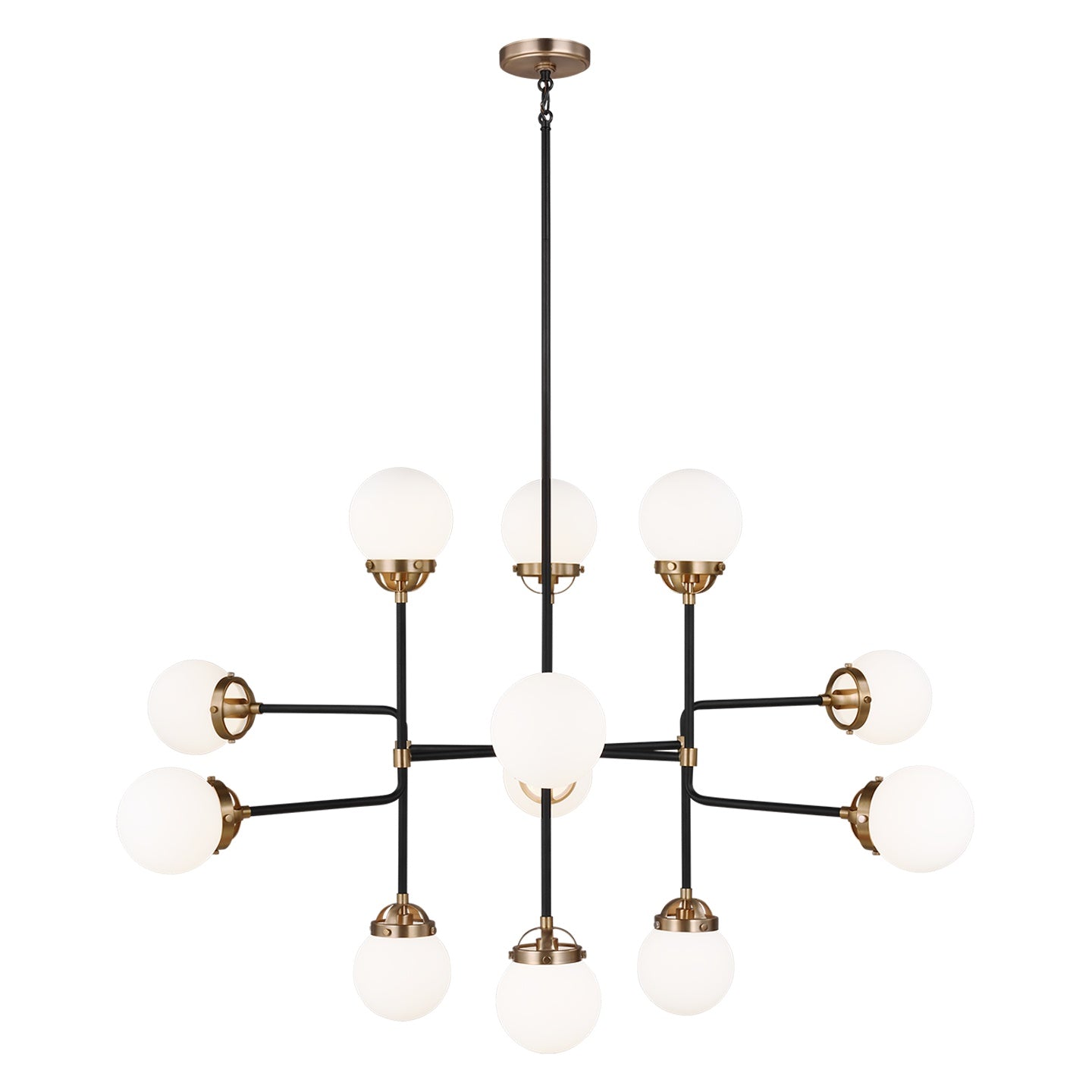 VISUAL COMFORT STUDIO, CAFE TWELVE LIGHT CHANDELIER, CHANDELIER LIGHT