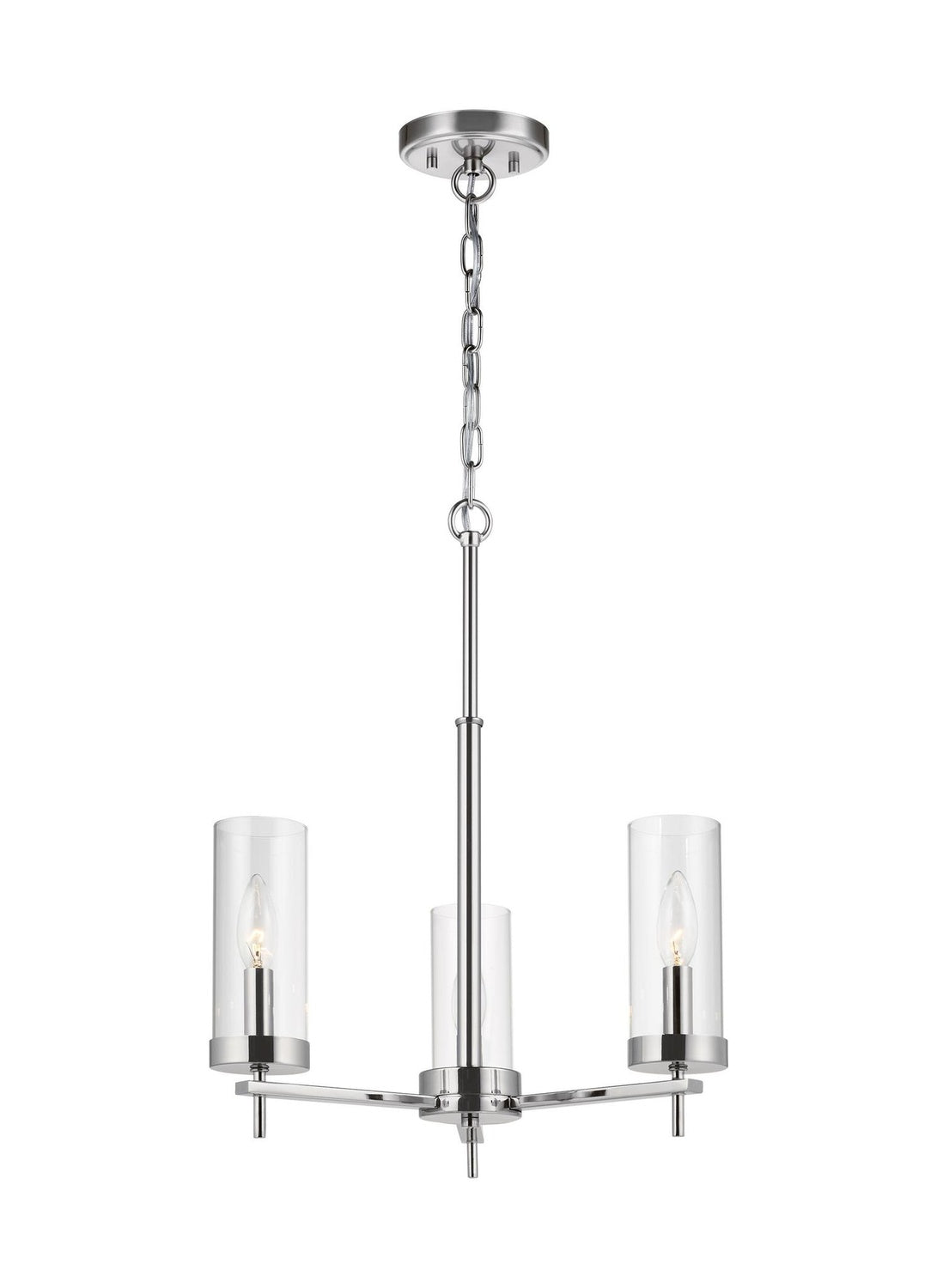 VISUAL COMFORT & CO., ZIRE THREE LIGHT CHANDELIER, CHANDELIER LIGHT