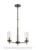VISUAL COMFORT & CO., ZIRE THREE LIGHT CHANDELIER, CHANDELIER LIGHT