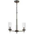 VISUAL COMFORT & CO., ZIRE THREE LIGHT CHANDELIER, CHANDELIER LIGHT