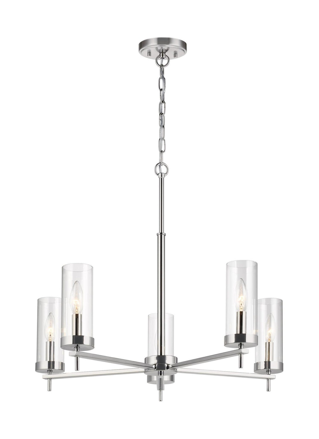 VISUAL COMFORT & CO., ZIRE FIVE LIGHT CHANDELIER, CHANDELIER LIGHT