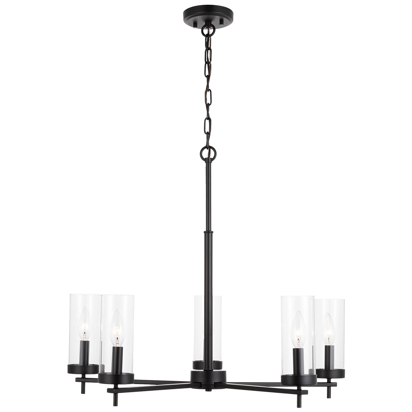 VISUAL COMFORT & CO., ZIRE FIVE LIGHT CHANDELIER, CHANDELIER LIGHT