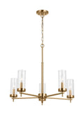 VISUAL COMFORT & CO., ZIRE FIVE LIGHT CHANDELIER, CHANDELIER LIGHT