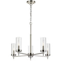VISUAL COMFORT & CO., ZIRE FIVE LIGHT CHANDELIER, CHANDELIER LIGHT
