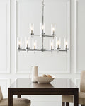 VISUAL COMFORT & CO., ZIRE NINE LIGHT CHANDELIER, CHANDELIER LIGHT