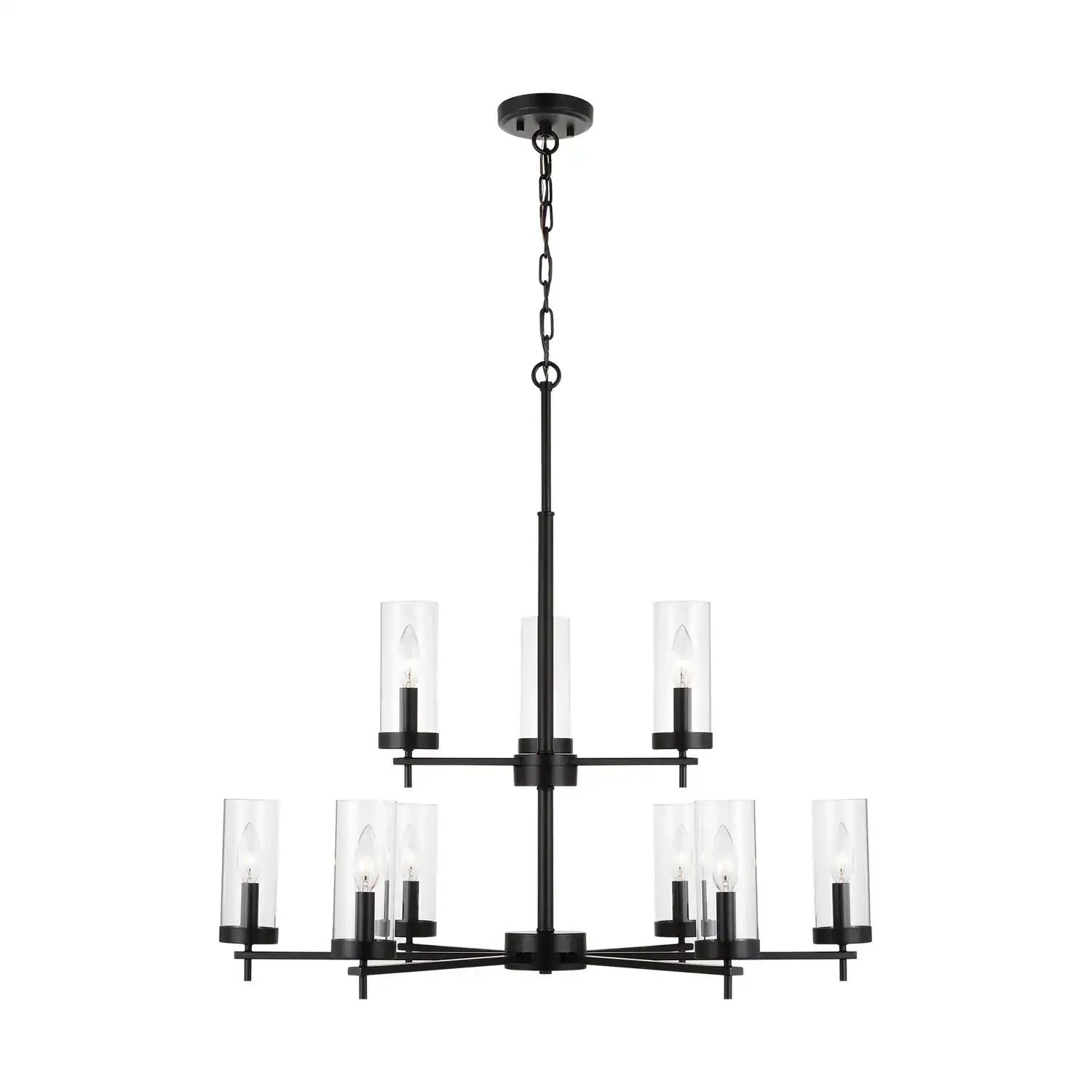 VISUAL COMFORT STUDIO, ZIRE NINE LIGHT CHANDELIER, CHANDELIER LIGHT