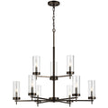 VISUAL COMFORT & CO., ZIRE NINE LIGHT CHANDELIER, CHANDELIER LIGHT