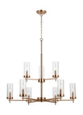 VISUAL COMFORT & CO., ZIRE NINE LIGHT CHANDELIER, CHANDELIER LIGHT