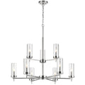 VISUAL COMFORT STUDIO, ZIRE NINE LIGHT CHANDELIER, CHANDELIER LIGHT