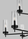 VISUAL COMFORT & CO., ZIRE NINE LIGHT CHANDELIER, CHANDELIER LIGHT