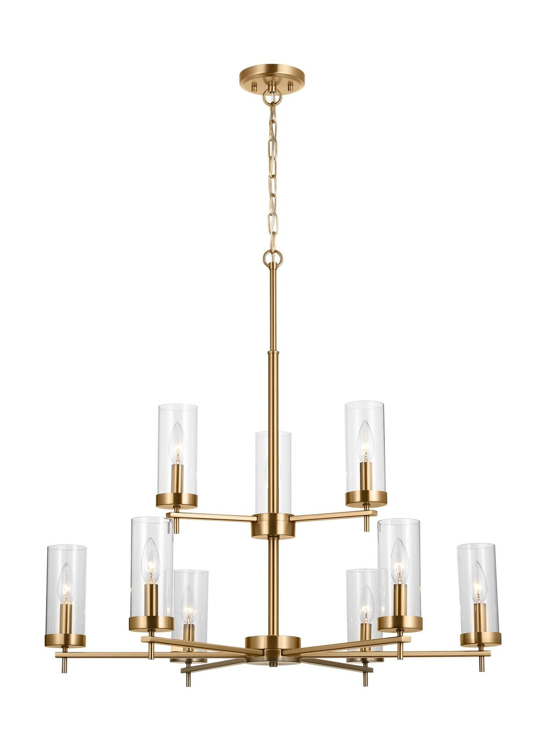 VISUAL COMFORT & CO., ZIRE NINE LIGHT CHANDELIER, CHANDELIER LIGHT