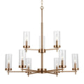 VISUAL COMFORT STUDIO, ZIRE NINE LIGHT CHANDELIER, CHANDELIER LIGHT