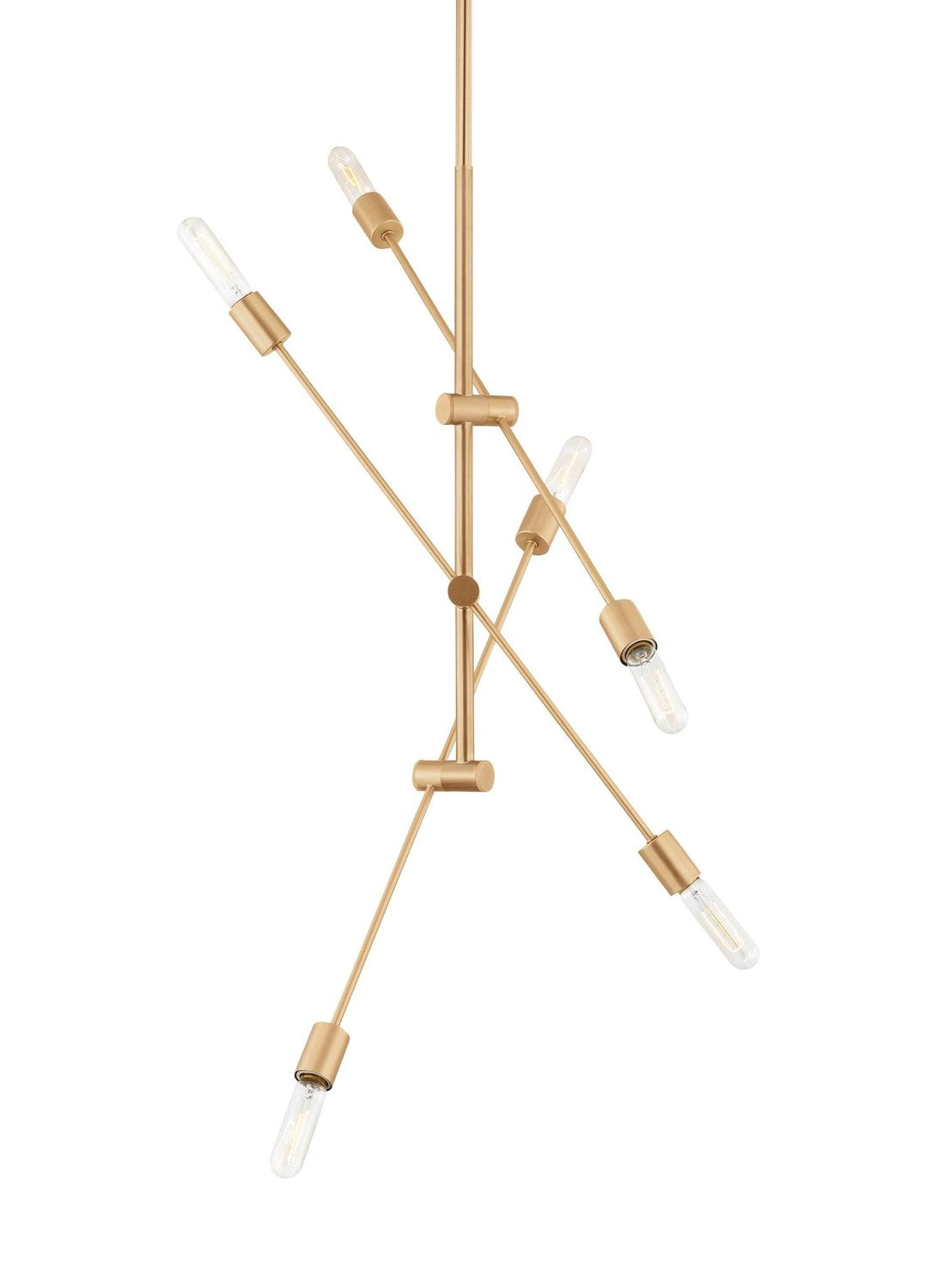 VISUAL COMFORT & CO., AXIS SIX LIGHT CHANDELIER, CHANDELIER LIGHT