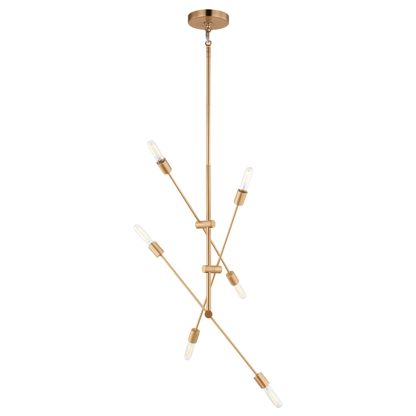 VISUAL COMFORT & CO., AXIS SIX LIGHT CHANDELIER, CHANDELIER LIGHT