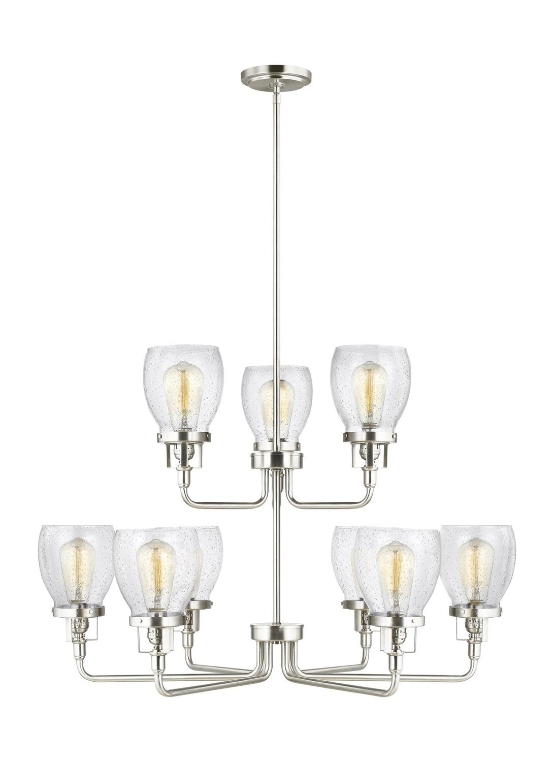 GENERATION LIGHTING, BELTON NINE LIGHT UP CHANDELIER, CHANDELIER LIGHT