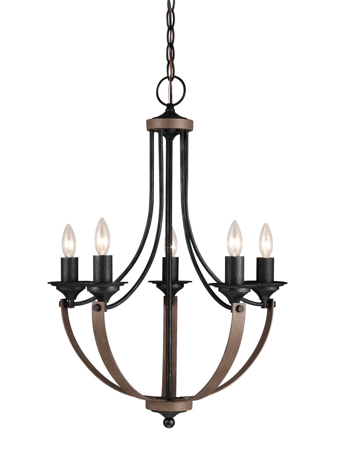 GENERATION LIGHTING, CORBEILLE FIVE LIGHT CHANDELIER, CHANDELIER LIGHT