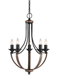 GENERATION LIGHTING, CORBEILLE FIVE LIGHT CHANDELIER, CHANDELIER LIGHT