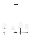 VISUAL COMFORT & CO., BAKER FOUR LIGHT CHANDELIER, CHANDELIER LIGHT