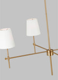 VISUAL COMFORT & CO., BAKER FOUR LIGHT CHANDELIER, CHANDELIER LIGHT