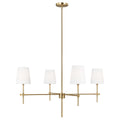 VISUAL COMFORT STUDIO, BAKER FOUR LIGHT CHANDELIER, CHANDELIER LIGHT