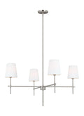 VISUAL COMFORT & CO., BAKER FOUR LIGHT CHANDELIER, CHANDELIER LIGHT